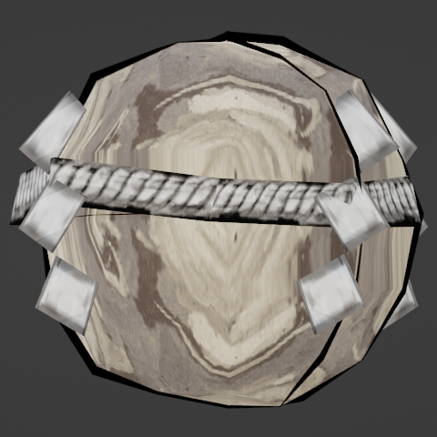 Render with a likely texture supplemented. Render with a likely texture supplemented.
