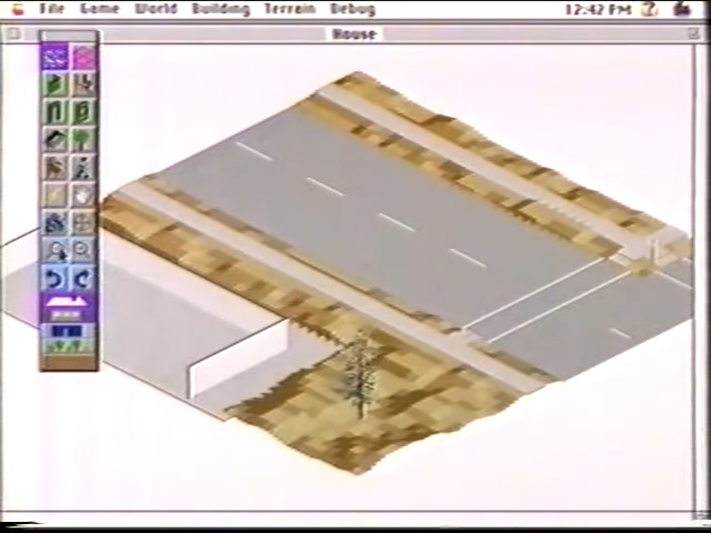 ...except Wright manages to zoom the world in a little more, now close enough for the perimeter of a lot to fill up the whole scene...