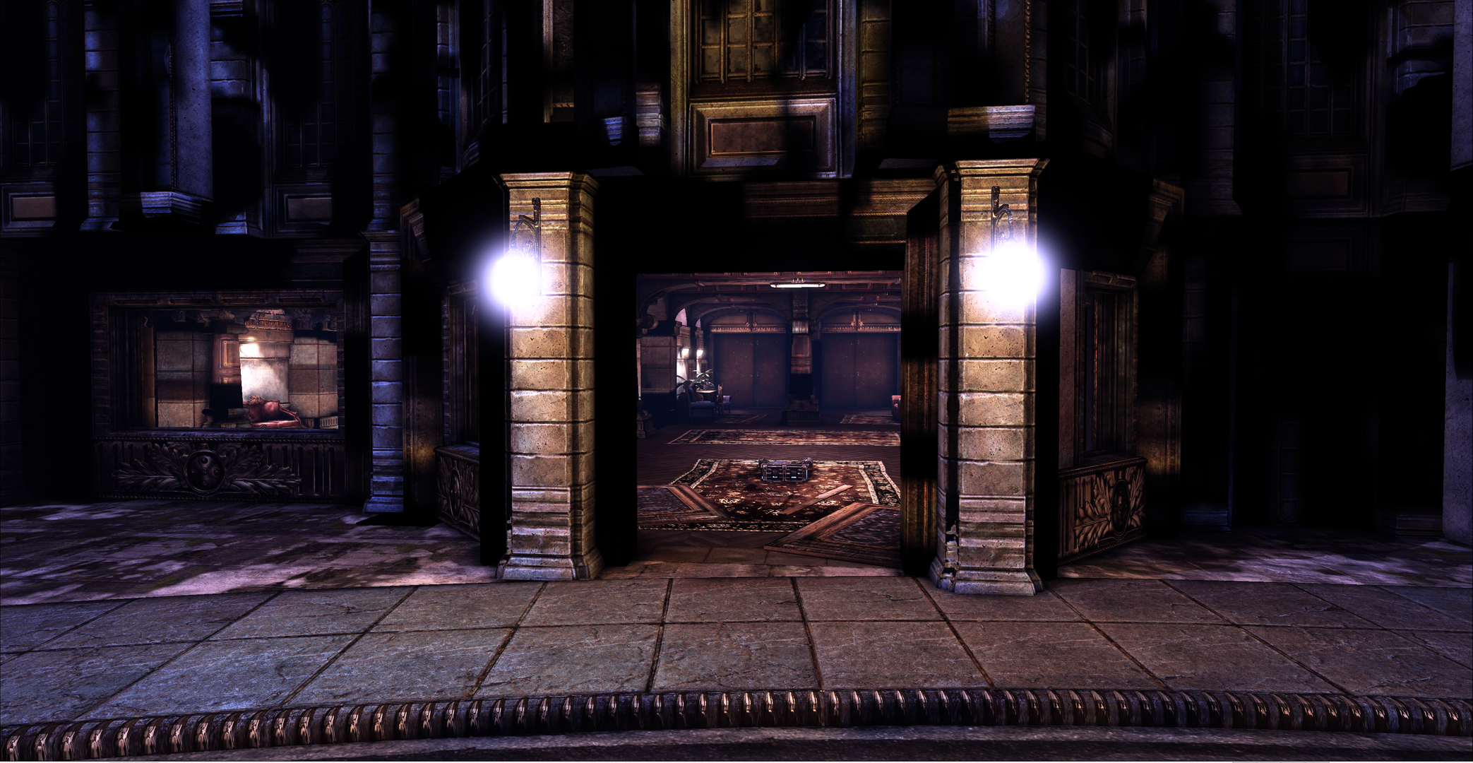 Exterior view of the first extended spawn area.