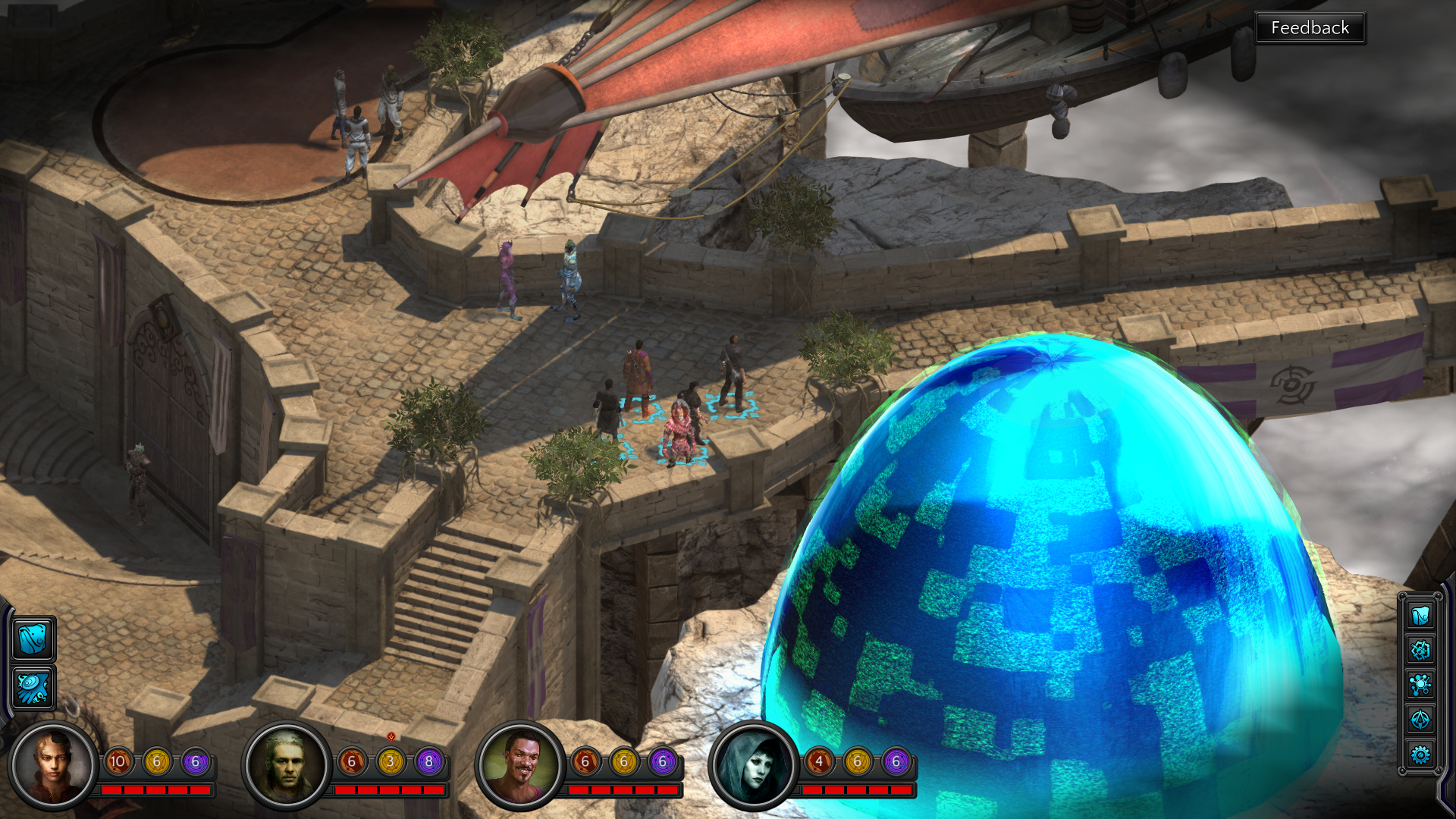 Sagus Cliffs - blue dome