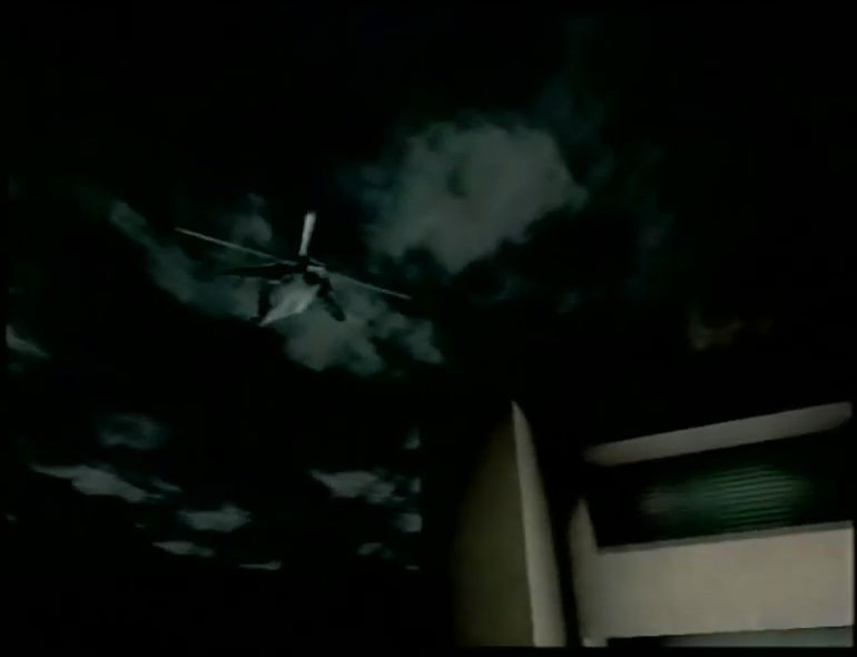 06:16 A helicopter with individually modeled rotors, black helicopter instead of green.