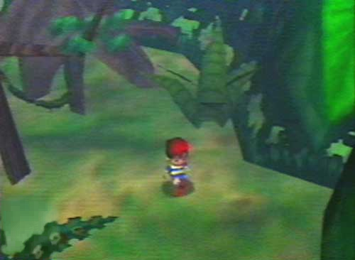 The Ness lookalike in the Jungle area.