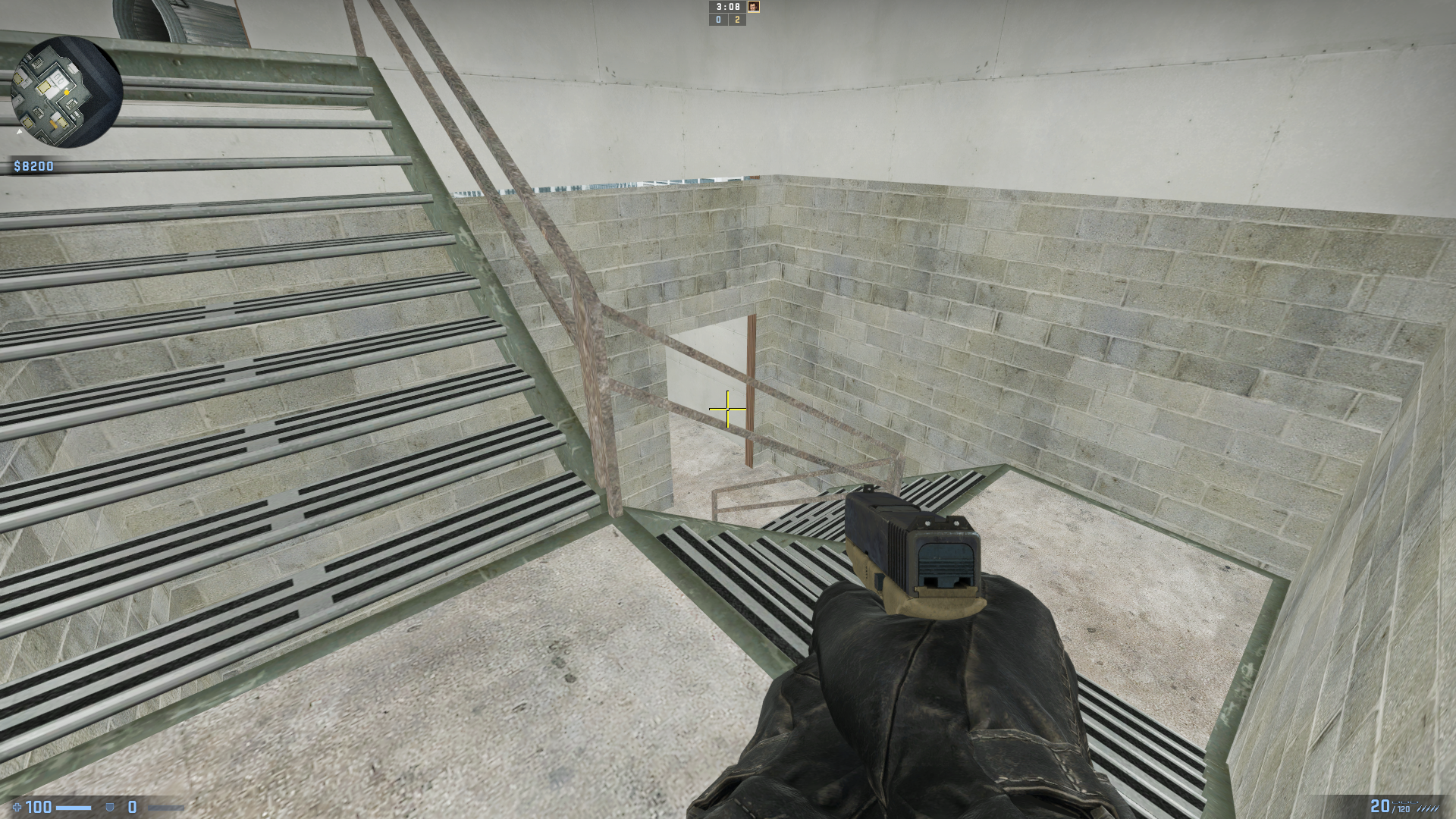 Leftover geometry from No Mercy's final map, viewed with mat_fullbright 1.