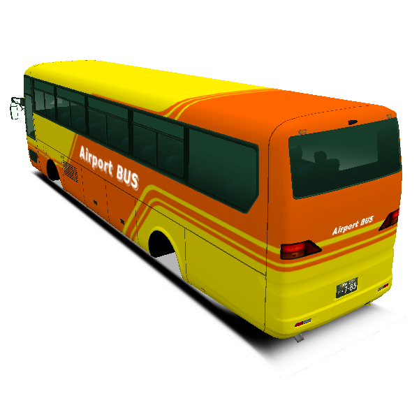 Unused Airport Bus (Rear) Unused Airport Bus (Rear)