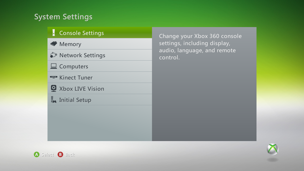 System Settings System Settings