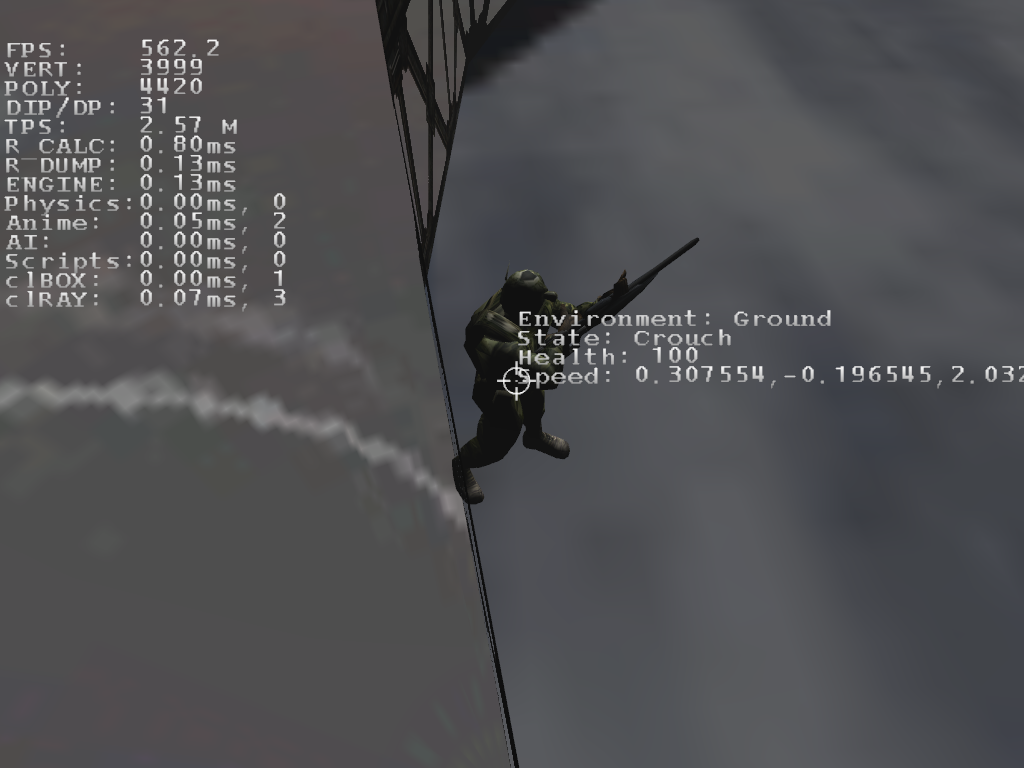 The void surrounding the level. The void surrounding the level.