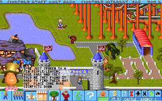Entrance has Intel flags, and the adviser and interface are a little different. At the top is a status bar.