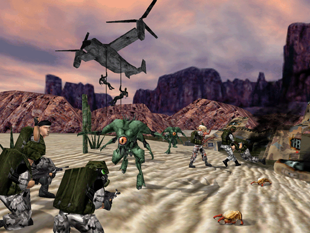 HECU grunts fighting Shock Troopers. Note the unused Black Ops Osprey and early Shock Trooper textures. HECU grunts fighting Shock Troopers. Note the unused Black Ops Osprey and early Shock Trooper textures.