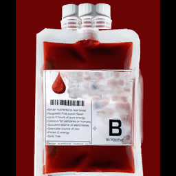 Blood packs have a world model texture. However, whenever someone drops them, they always appear in bags.