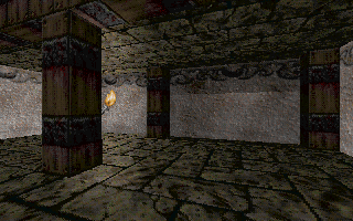 Alcove with a light source in it.