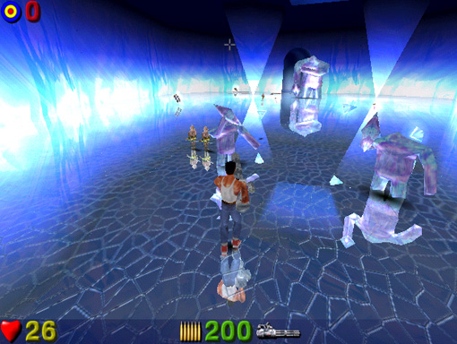 Ice Elementals in pre-release screenshot. Ice Elementals in pre-release screenshot.