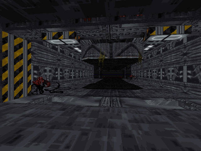 Lower door open, revealing the start. Lower door open, revealing the start.