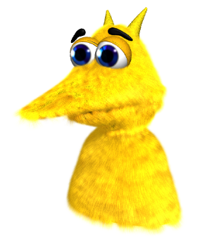 Render by Bryan of a "furred" Jinjo, c. May 1997. Render by Bryan of a "furred" Jinjo, c. May 1997.