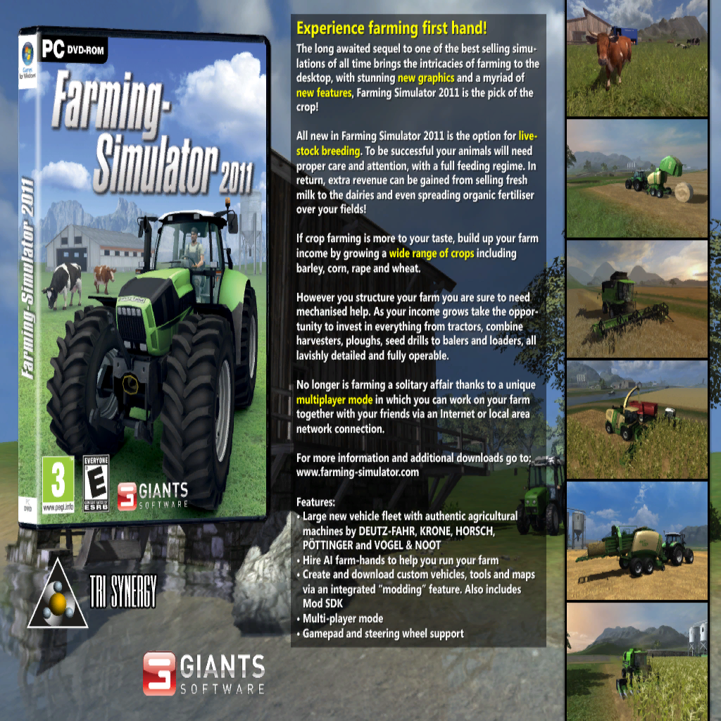 Demo screen from the trisynergy demo version of the game.