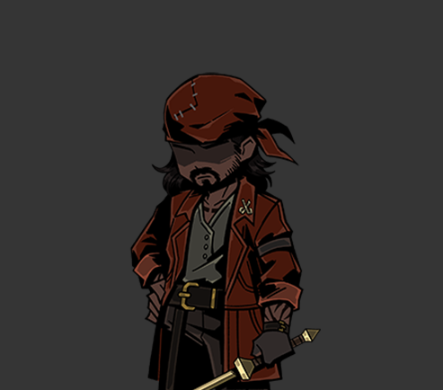 Refracted Bandana-wearing Twinhooks Pirate Refracted Bandana-wearing Twinhooks Pirate
