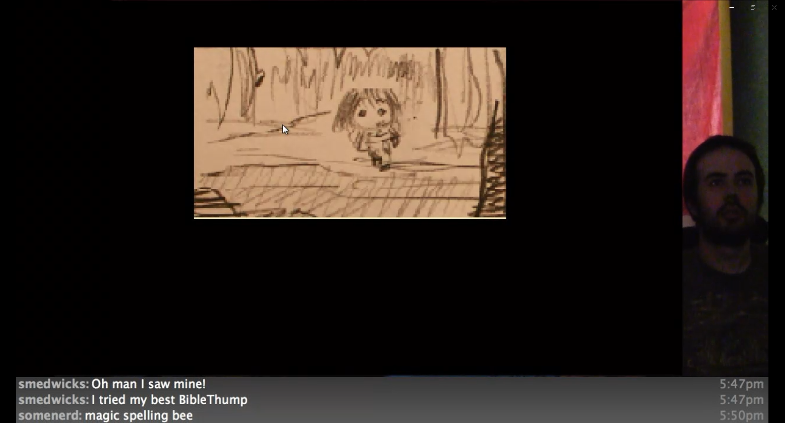 Unused panel 2, appears preceding the "tripping on a vine" panel.