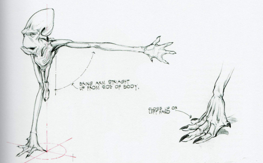 Movement study sketches.