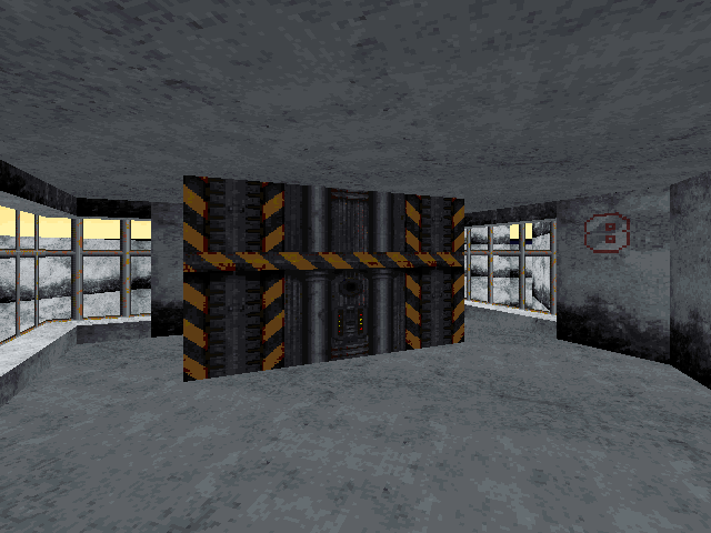 Elevator to lower rim. Elevator to lower rim.