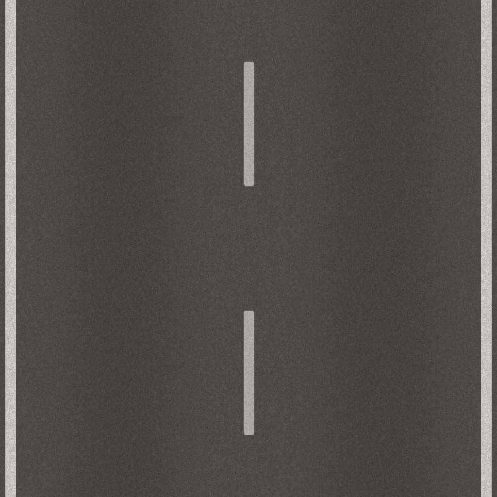 A 2 lane road.