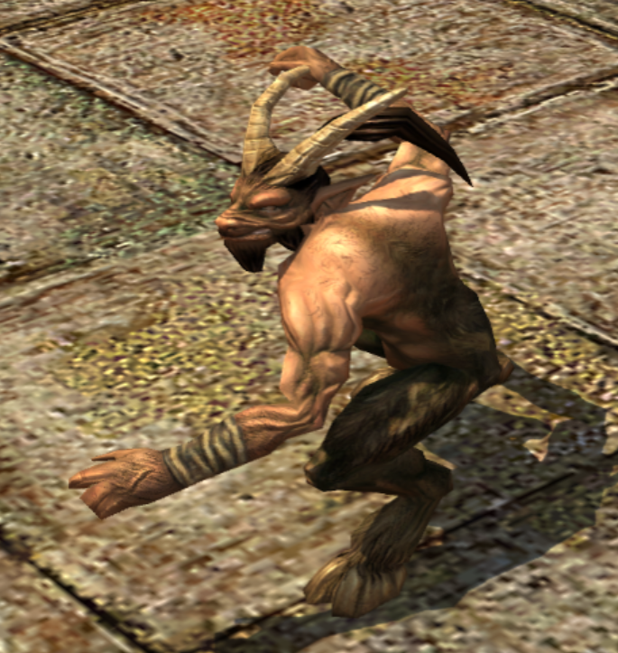 "Quest" Satyr Raider in the Editor "Quest" Satyr Raider in the Editor
