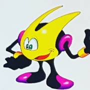 The same creature, only without the gloves and two points instead of a hair-like design. Matches design #6 in the development footage. The same creature, only without the gloves and two points instead of a hair-like design. Matches design #6 in the development footage.