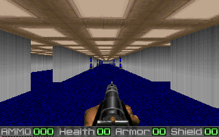 Making a 180° turn leads to this view. The right entrance is a dead end. Making a 180° turn leads to this view. The right entrance is a dead end.