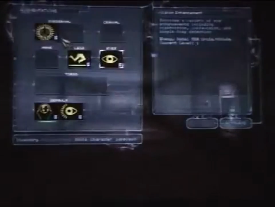 02:42 The old augmentation menu, with another speed aug icon.
