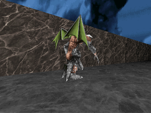 The gargoyle. The gargoyle.