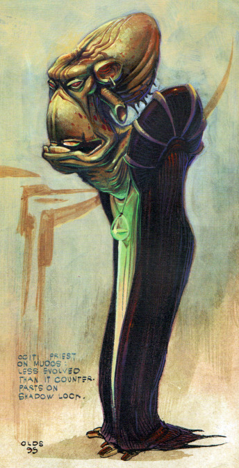 Concept artwork of an Ociti priest.