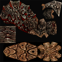 Used texture sheet for reference.