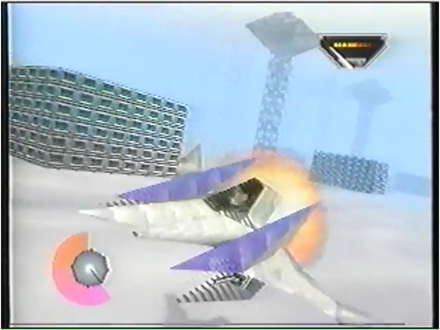 All-range mode did not exist, so the player fought Granga by U-turning to make back-and-forth passes.