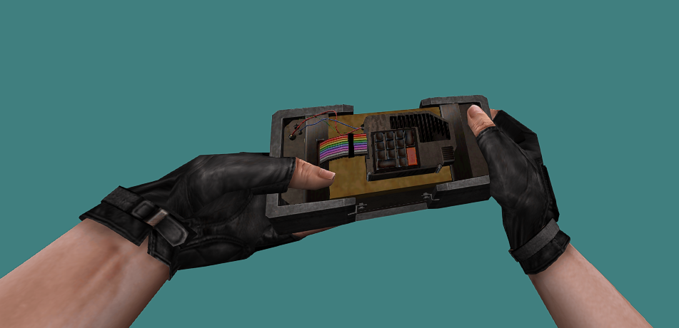The C4 viewmodel, from Condition Zero. The C4 viewmodel, from Condition Zero.