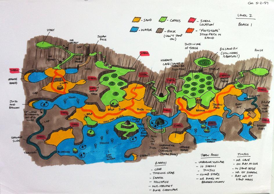 Level 2: Beach 1 (Gregg Mayles, February 5, 1997) Level 2: Beach 1 (Gregg Mayles, February 5, 1997)