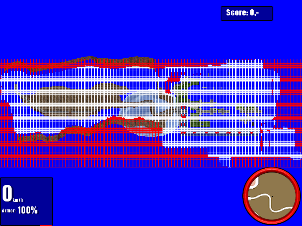 Map overview with T-grid enabled