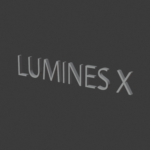 "Lumines X" part of the logo "Lumines X" part of the logo