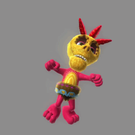 A test animation of him performing a magic dance. A test animation of him performing a magic dance.