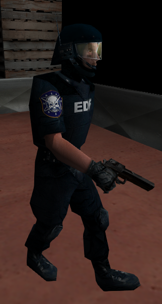 EDF Soldier with a Pistol. EDF Soldier with a Pistol.