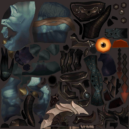 Air Ruins Guardian texture map Air Ruins Guardian texture map