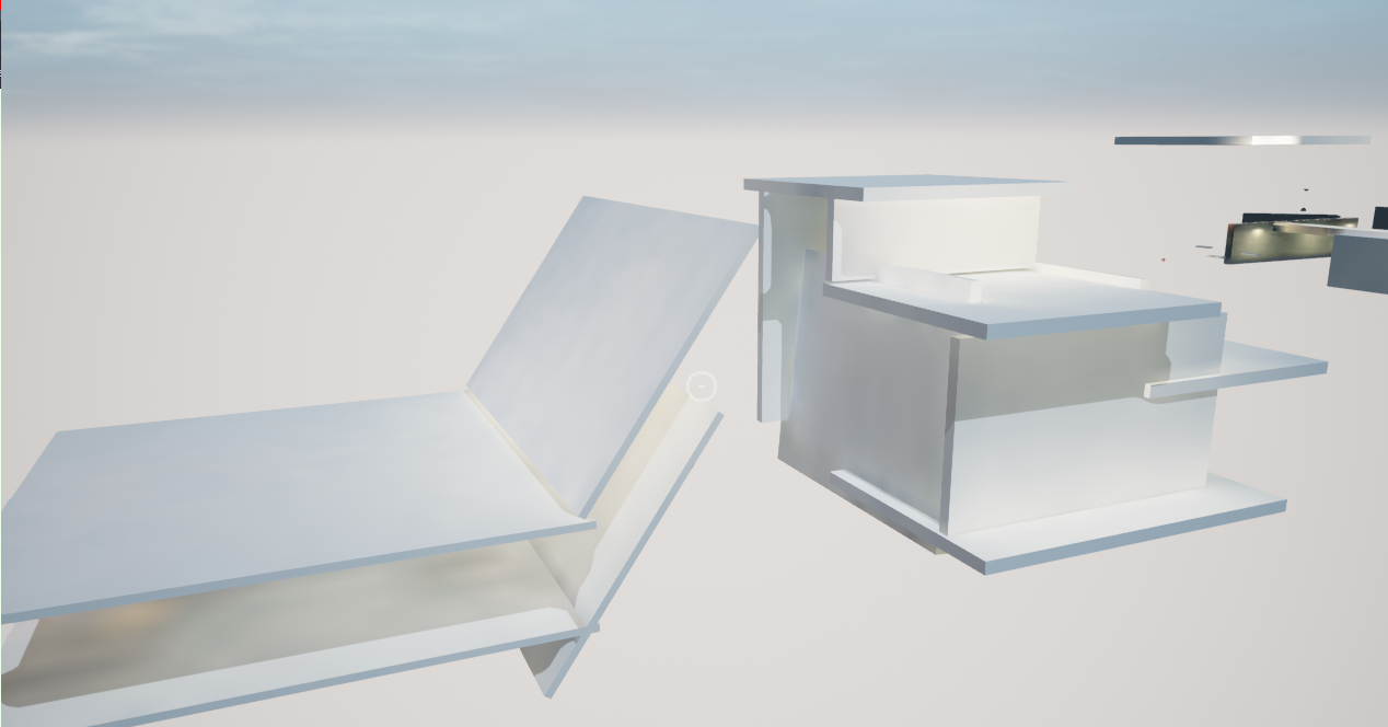 The white cubes