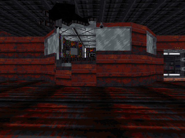 The command center blown up. The command center blown up.