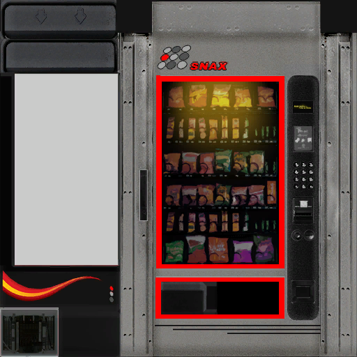 Inverted vending machine.