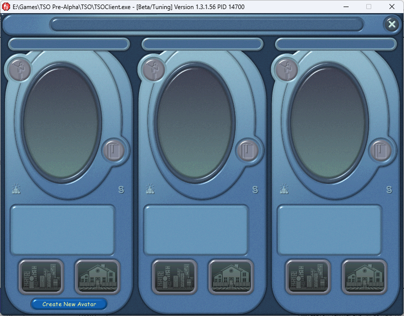 Select-A-Sim with no Avatars Select-A-Sim with no Avatars