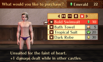 The bold swimsuit for men.
