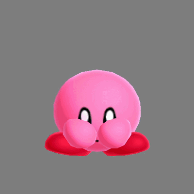Kirby successfully hitting a surface while using the third part, called TopL_TripleHammerAttack3Hit.