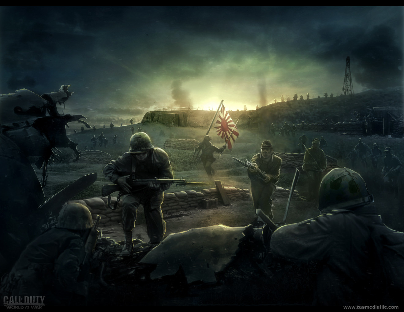 Banzai charge concept art.