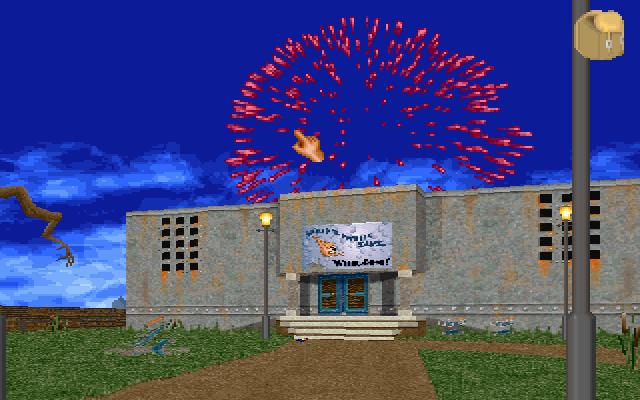 At the M.I.N.T. Mall, complete with fireworks