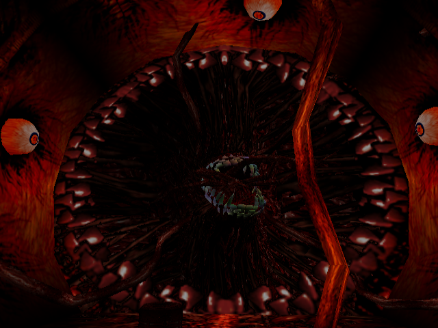 The tentacle mouth that can be attacked