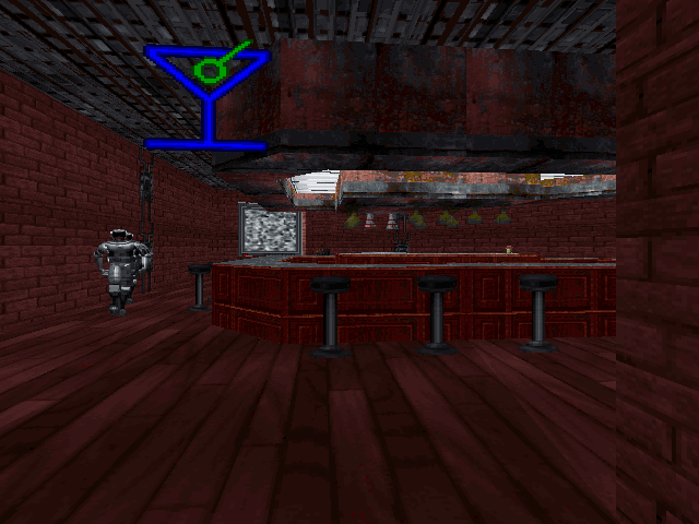 The actual bar. The actual bar.