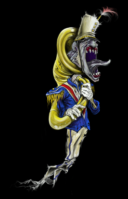 Another Marching Band ghost. Another Marching Band ghost.