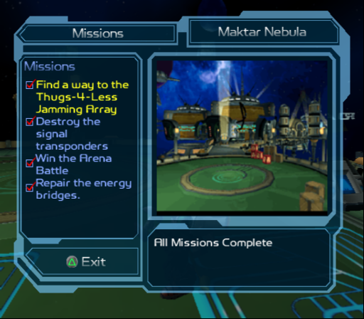 Ratchet2_Retail_MenuMissionScreen.png